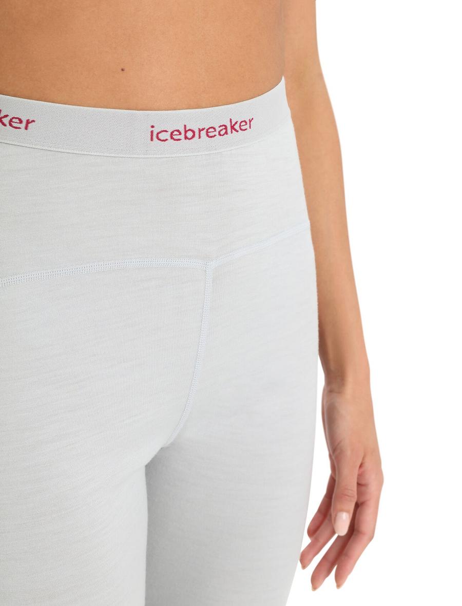 Base Layers Icebreaker Merino 200 Sonebula Thermal Leggings Damskie Różowe | PL 1093GSOL